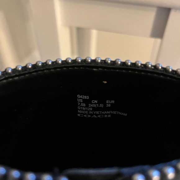 Coach Leather Boots - Picture 4 of 5